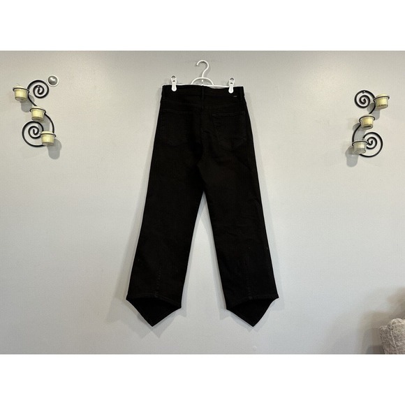 MOTHER The Dagger Flood Pitch Black Jeans Size 29 NWOT - Picture 5 of 10